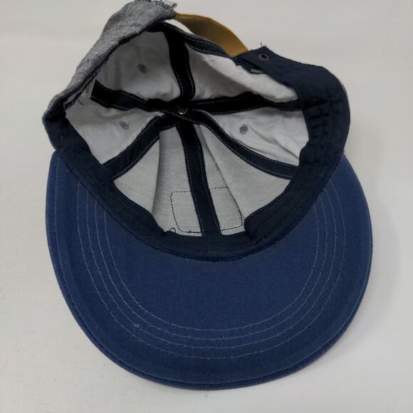 Arka Owl Slideback Hat Multi OSFA Colorblock Leather Patch 6 Panel - Picture 6 of 7